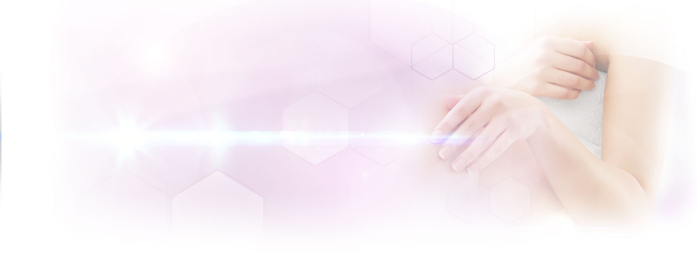 background with a women and her smooth hands