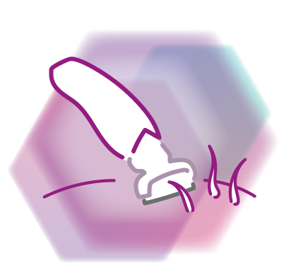 Icon rasieren