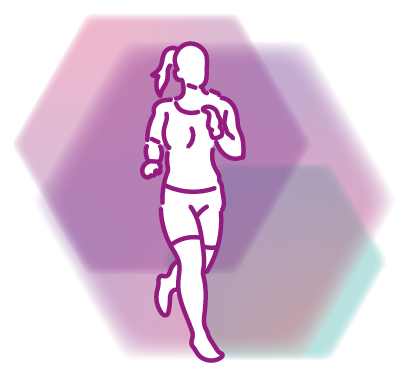 Icon sportliche Frau