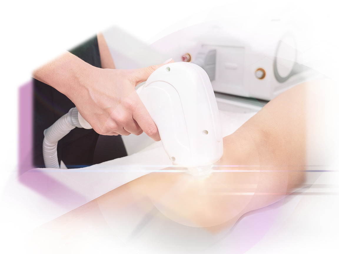 Behandlung mit dem Diodenlaser