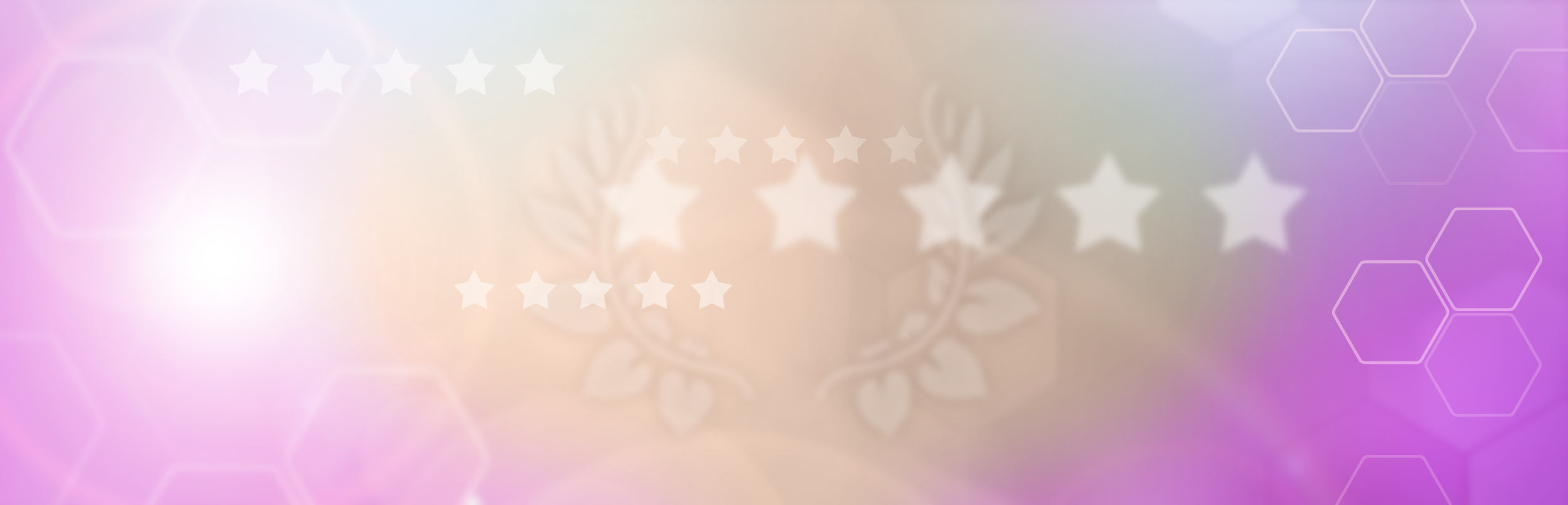 Banner Hintergrund beste Bewertungen Sterne