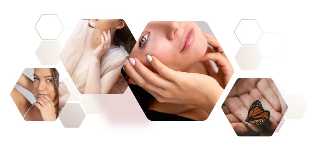 Fotokollage schöne Hände